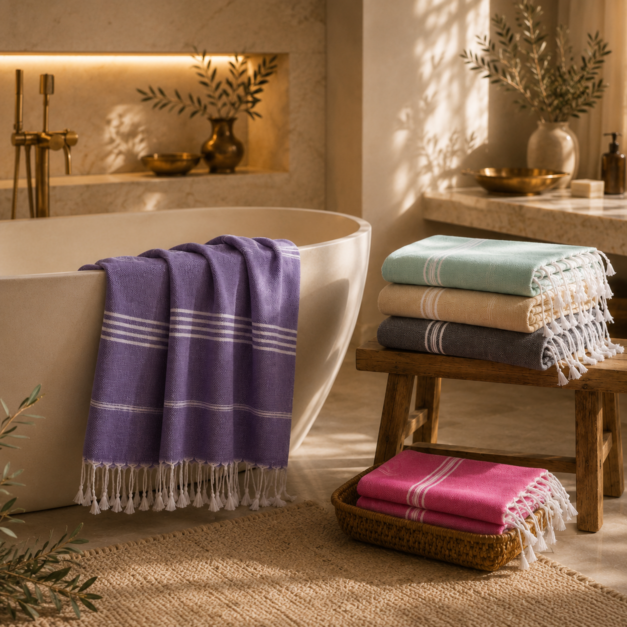 The Denizli Peshtemal by Quiet Label