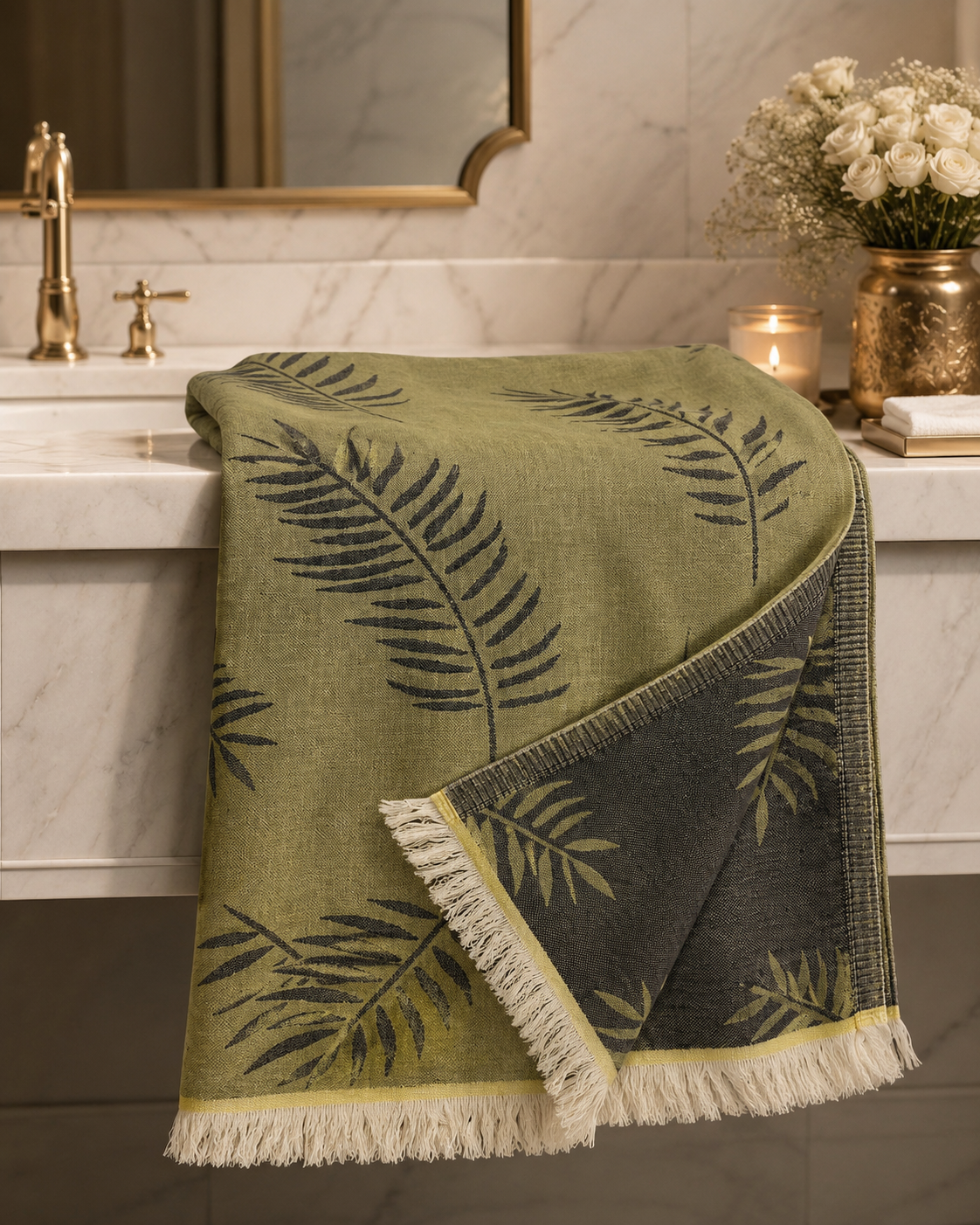 Saray Jacquard Olive