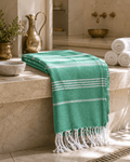 The Denizli Tradional Turkish Peshtemal Mint Breeze