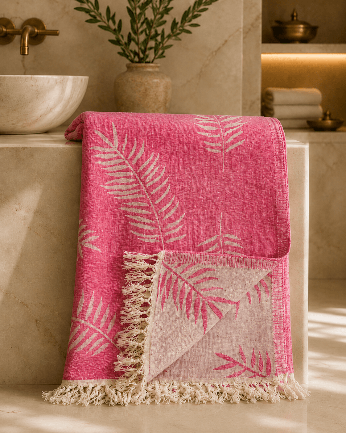 Saray Jacquard Rose