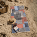 Modern Mosaic Premium Jacquard Peshtemal OEKO-TEX® Beach Towel