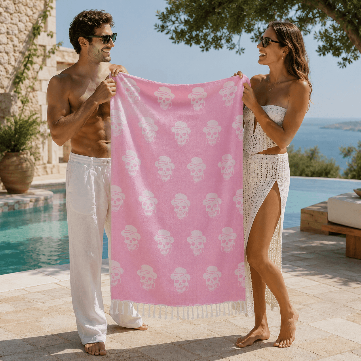 Nomad Skull Premium Jacquard Peshtemal OEKO-TEX®