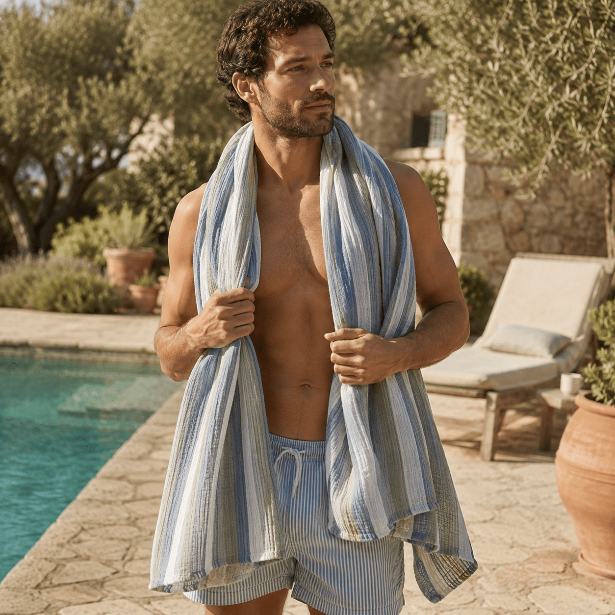 Aurelia Coast Muslin OEKO-TEX® Bath Towell