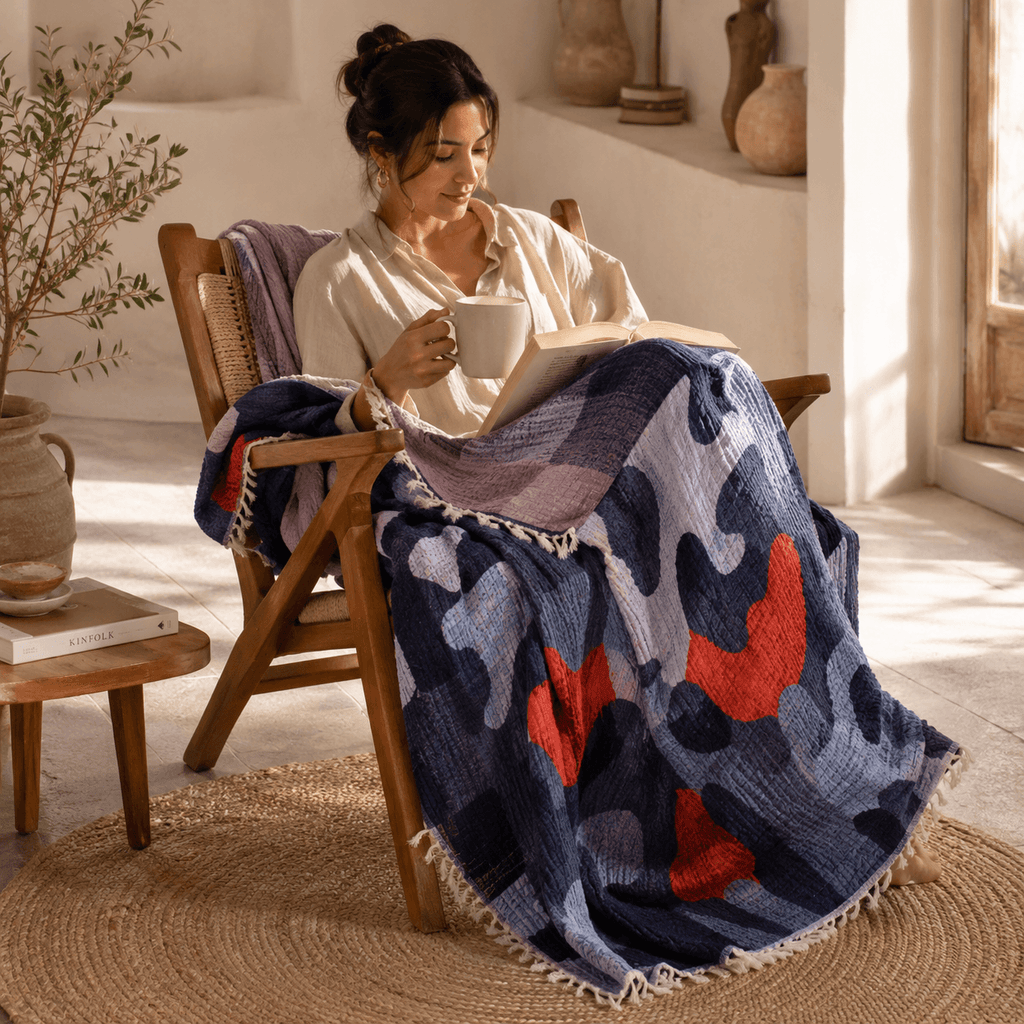 Nysa Muslin OEKO-TEX® Certified Bed Throw