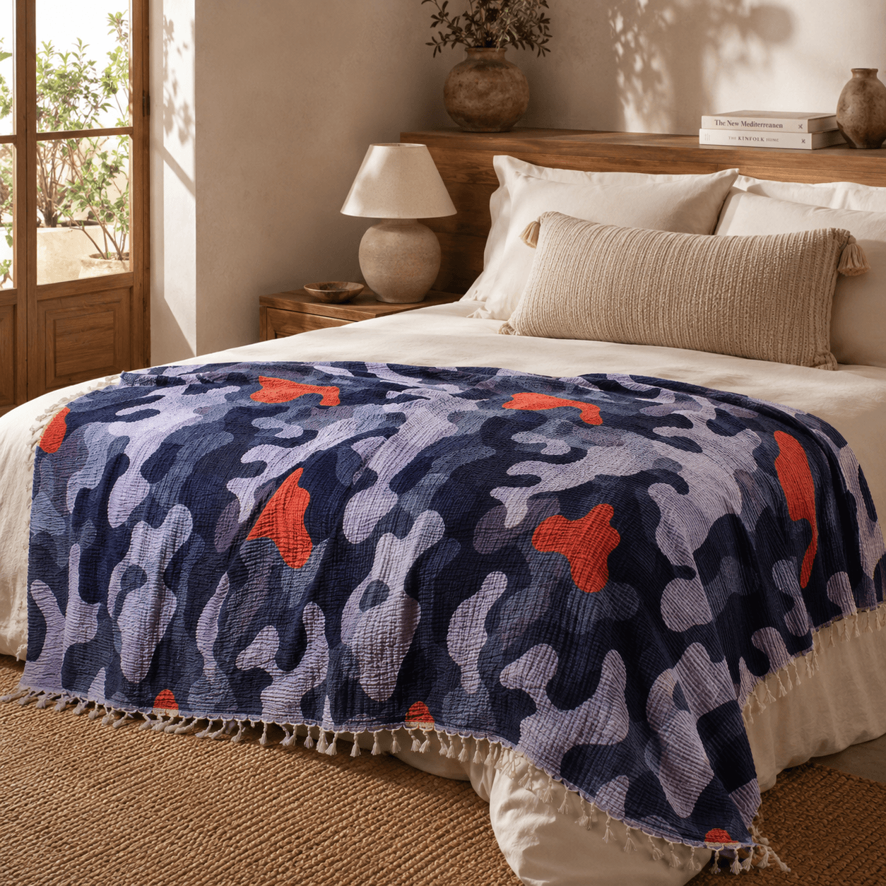 Nysa Muslin OEKO-TEX® Certified Bed Throw