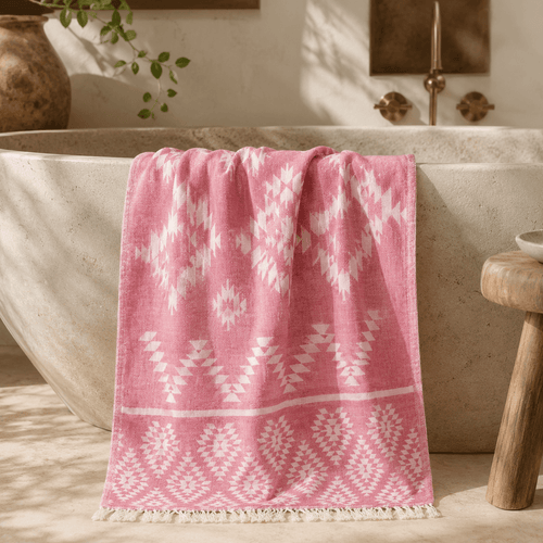 Anatolia Mosaic Premium Jacquard Peshtemal OEKO-TEX® Beach Towel