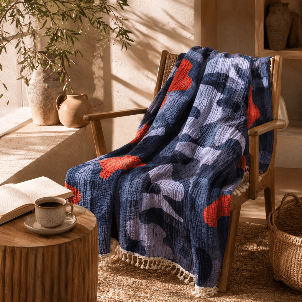 Nysa Muslin OEKO-TEX® Certified Bed Throw