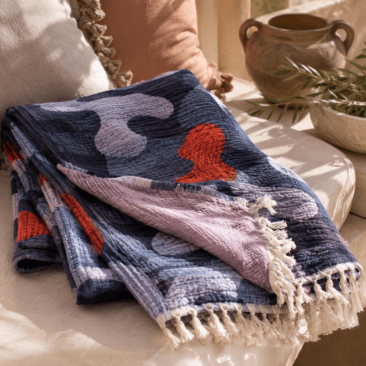 Nysa Muslin OEKO-TEX® Certified Bed Throw