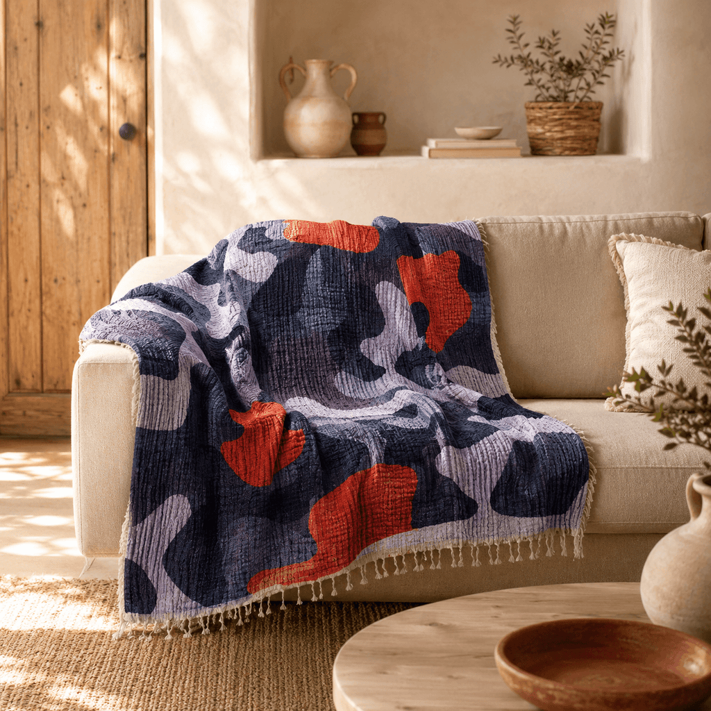 Nysa Muslin OEKO-TEX® Certified Bed Throw