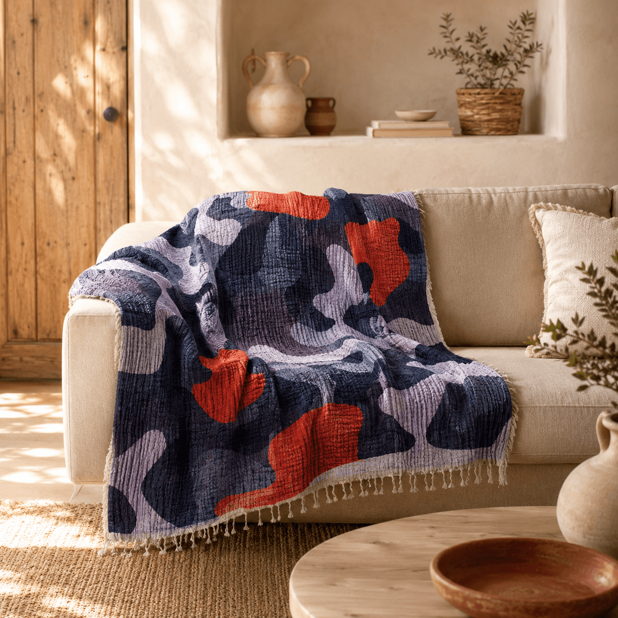 Nysa Muslin OEKO-TEX® Certified Bed Throw