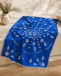 Medallion Jacquard Sapphire Blue