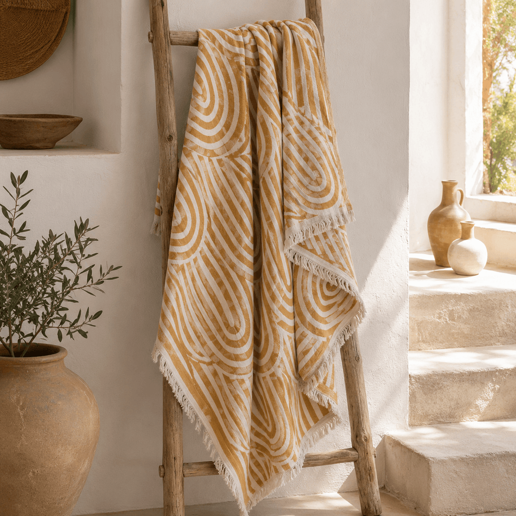 Miletos Jacquared OEKO-TEX® Certified Bed Throw