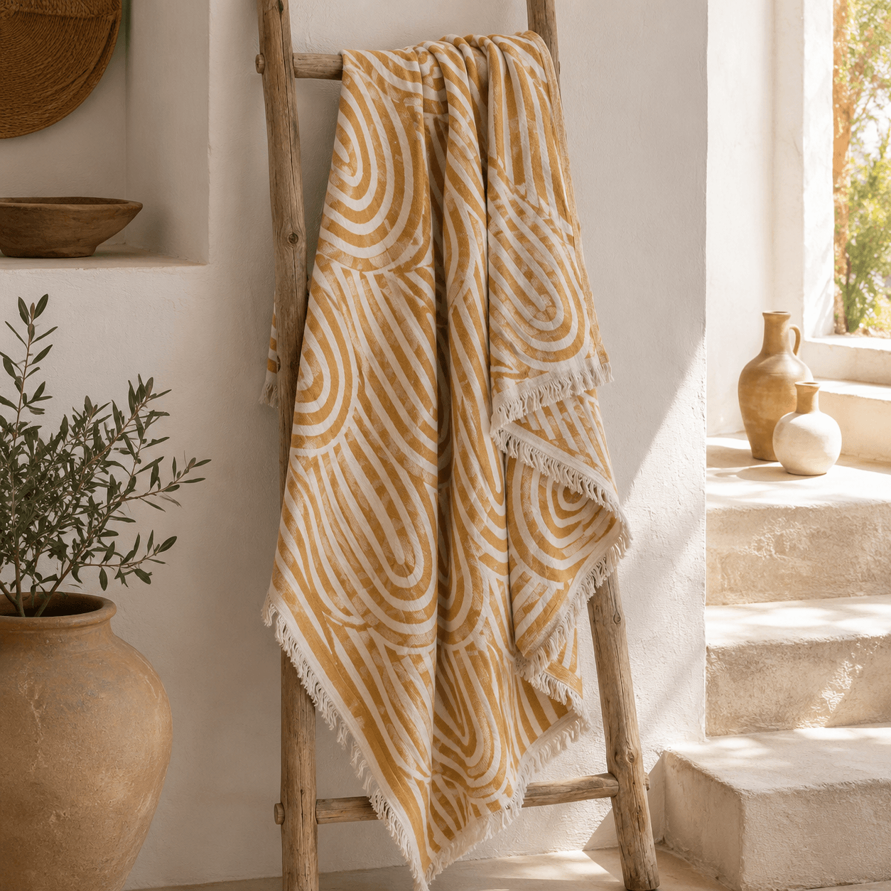 Miletos Jacquared OEKO-TEX® Certified Bed Throw