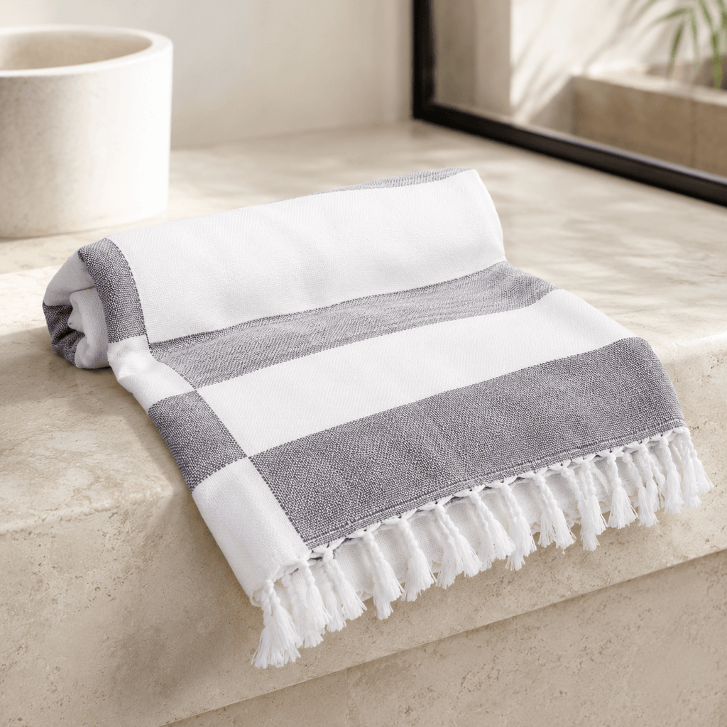 Riviera Stripe Terry OEKO-TEX® Bath Towell