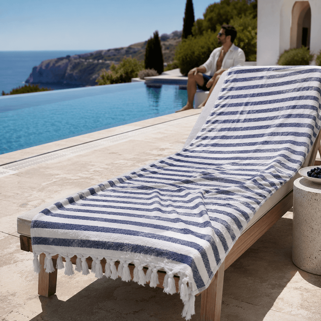 Marina Stripe Terry OEKO-TEX® Bath Towell