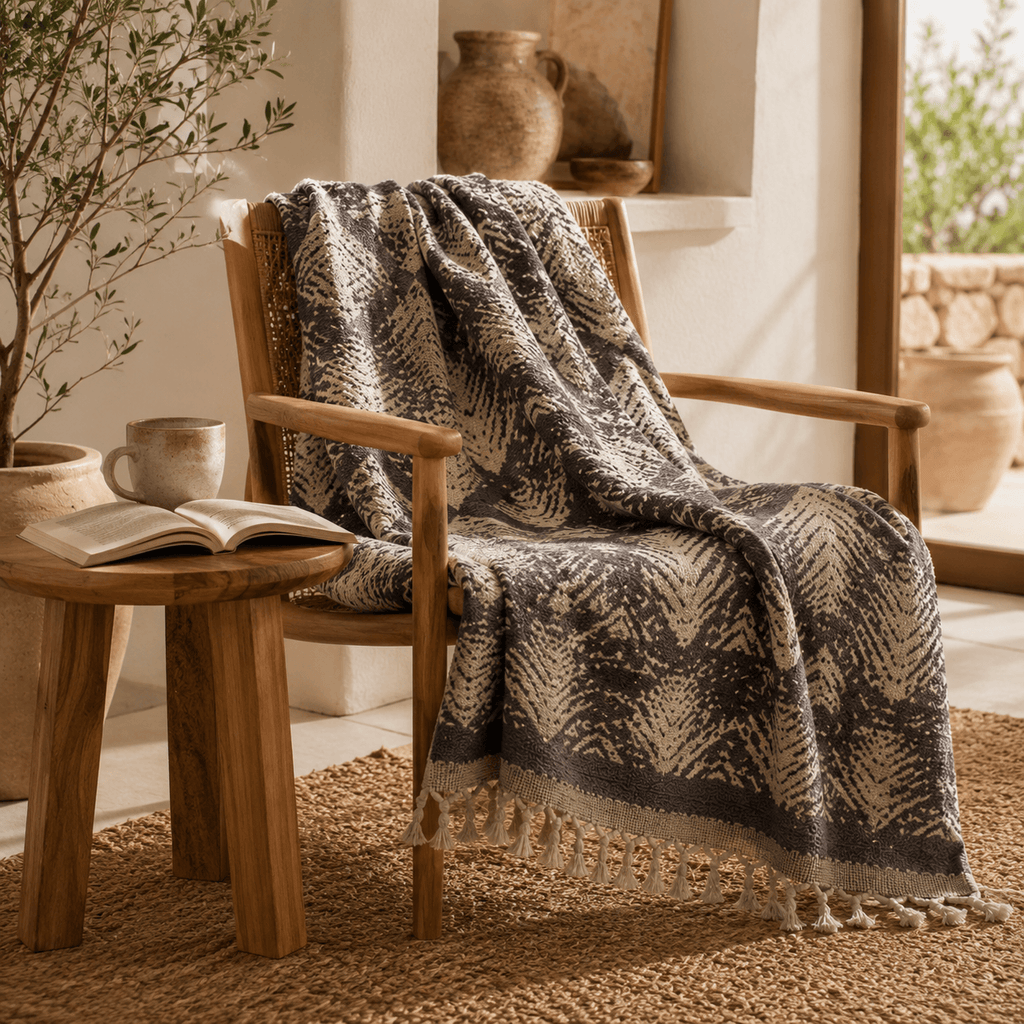 Patara Jacquard OEKO-TEX® Certified Bed Throw