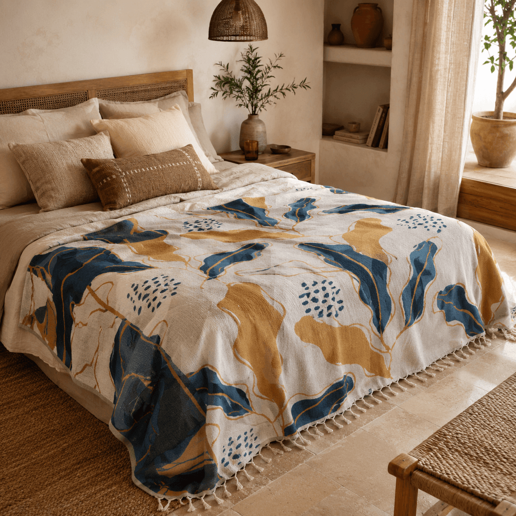 Myra Jacquard OEKO-TEX® Certified Bed Throw
