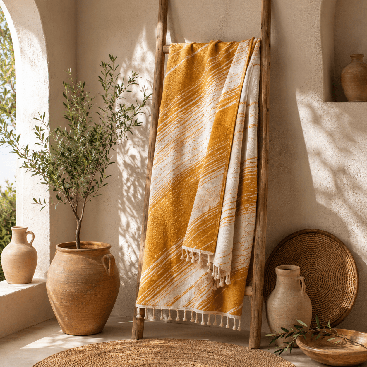 Alara Jacquared OEKO-TEX® Certified Bed Throw