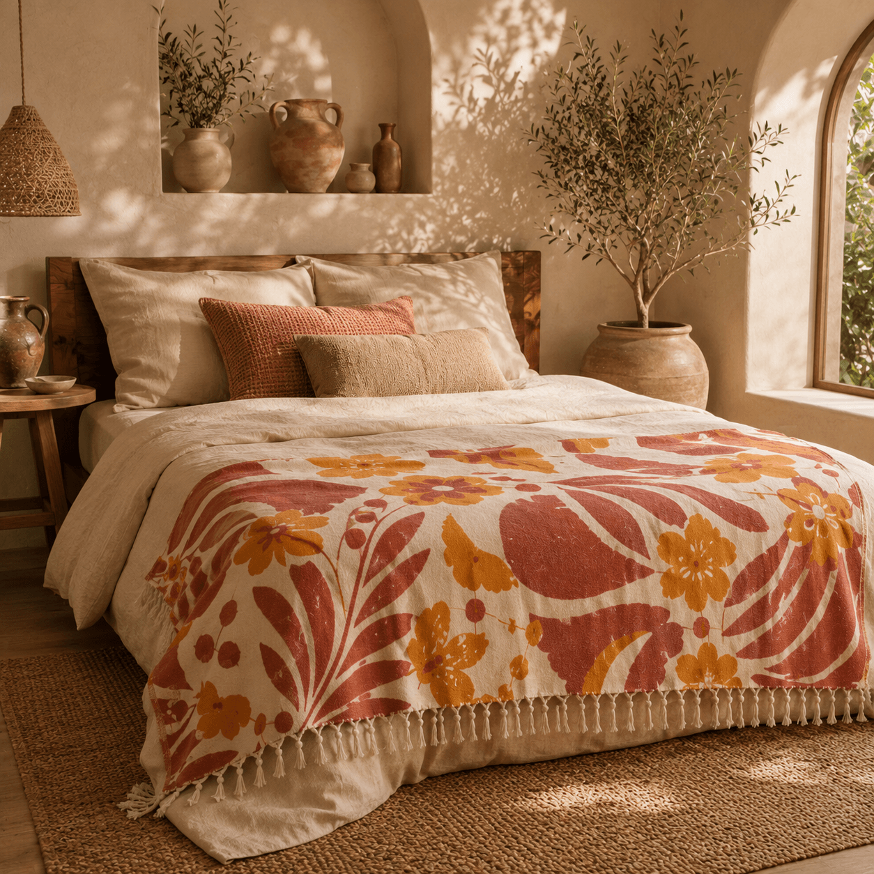 Caria Jacquard OEKO-TEX® Certified Bed Throw
