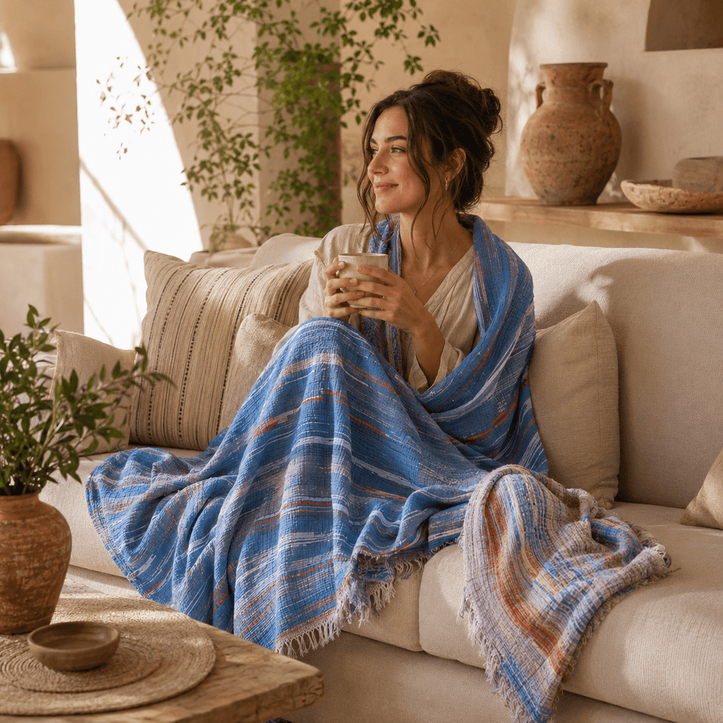 Aegea Muslin OEKO-TEX® Certified Bed Throw