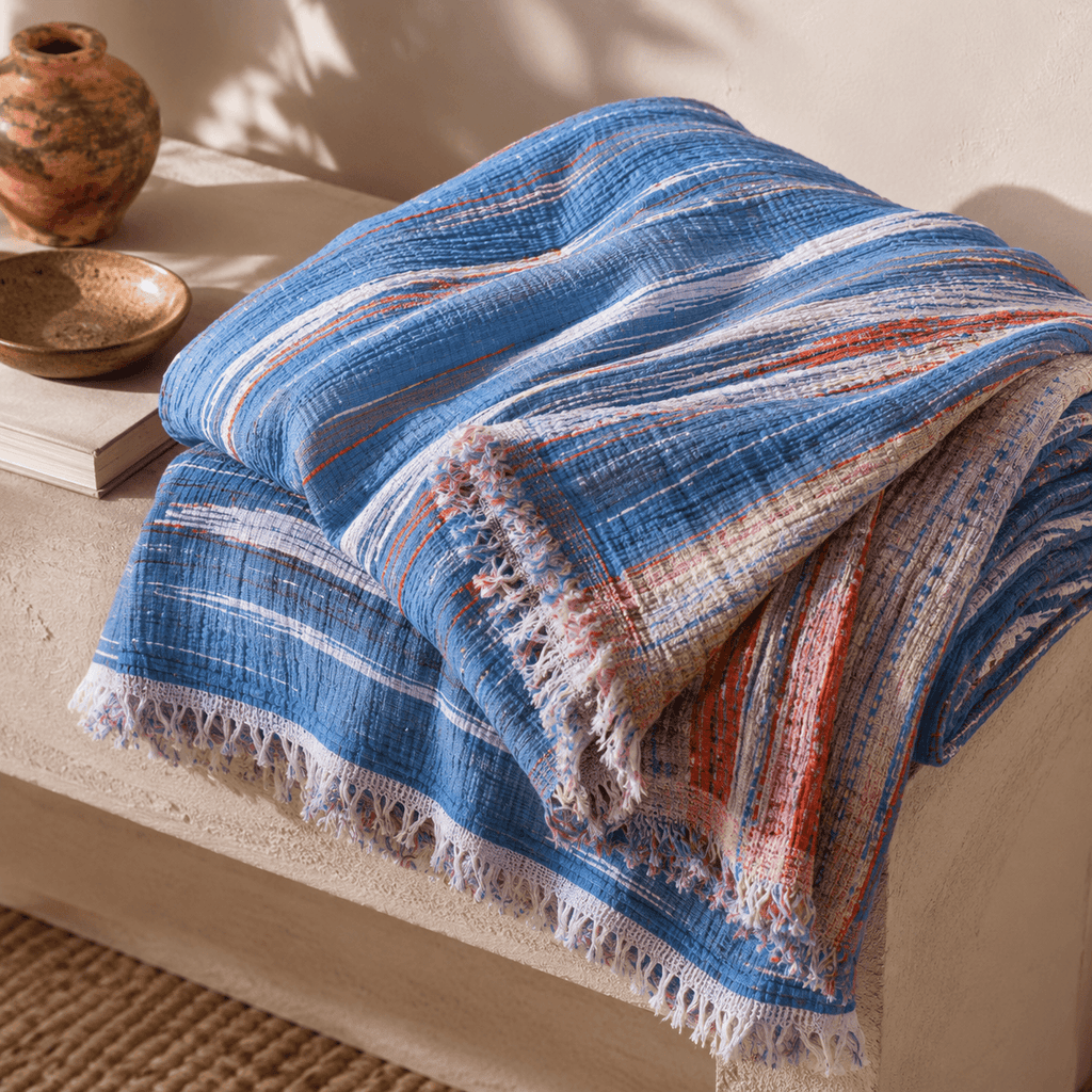 Aegea Muslin OEKO-TEX® Certified Bed Throw