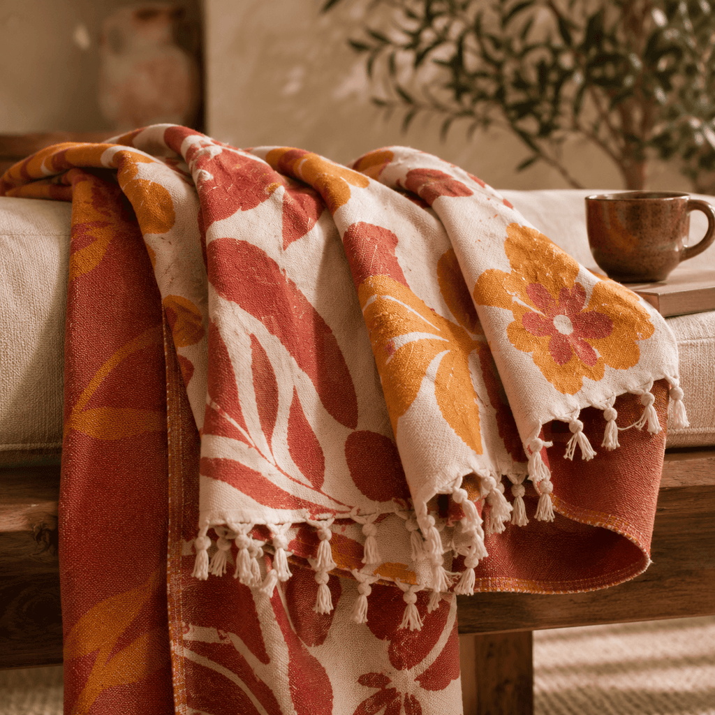 Caria Jacquard OEKO-TEX® Certified Bed Throw