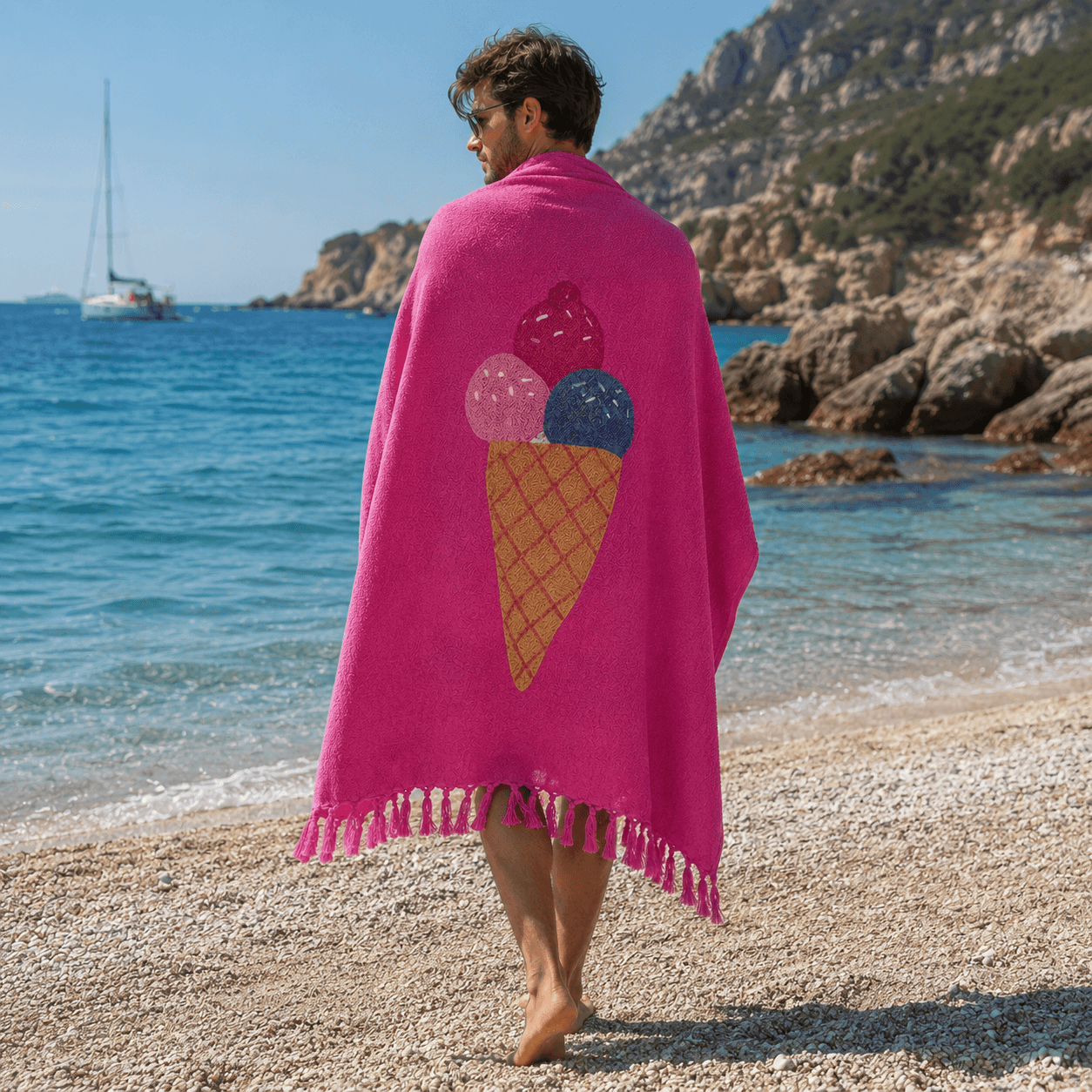 Gelato Pop Jacquard Towel