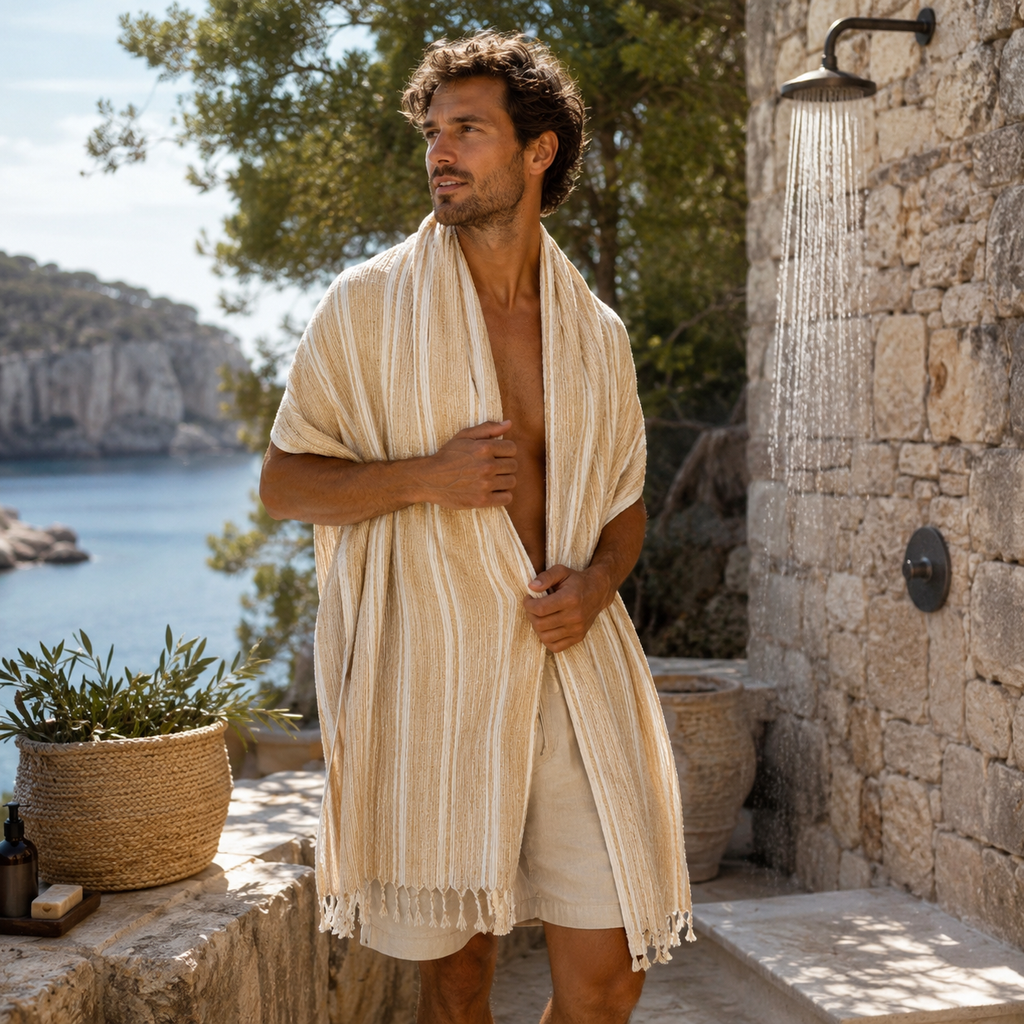 Milos Loom Muslin OEKO-TEX® Bath Towell