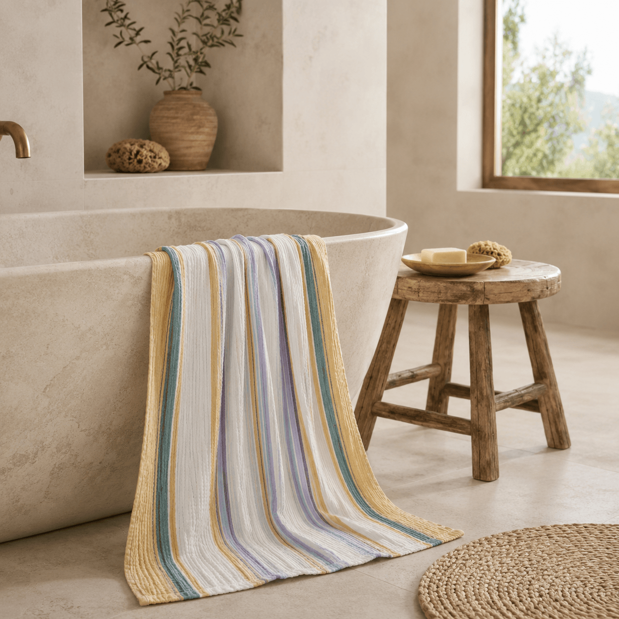 Solara Air Muslin OEKO-TEX® Bath Towell