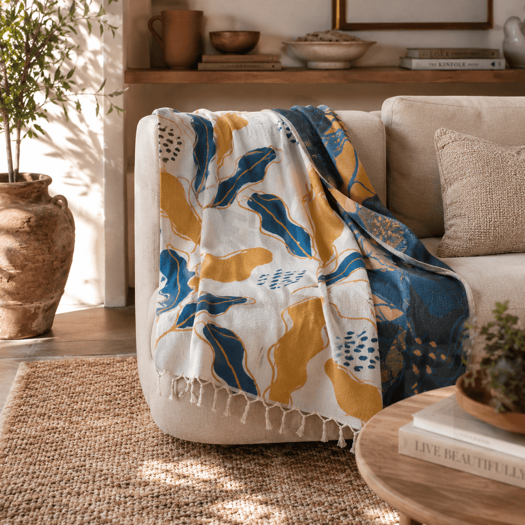 Myra Jacquard OEKO-TEX® Certified Bed Throw