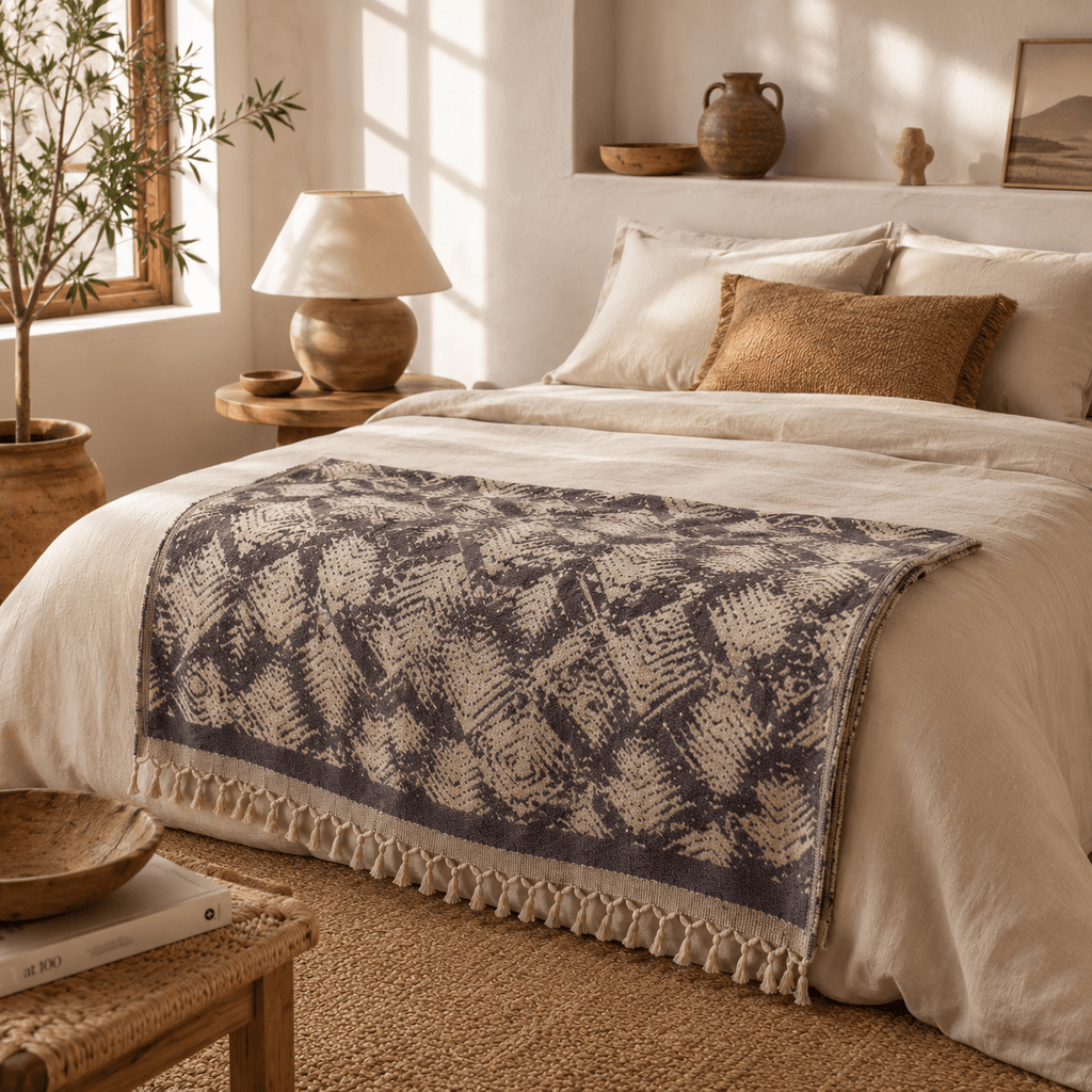 Patara Jacquard OEKO-TEX® Certified Bed Throw