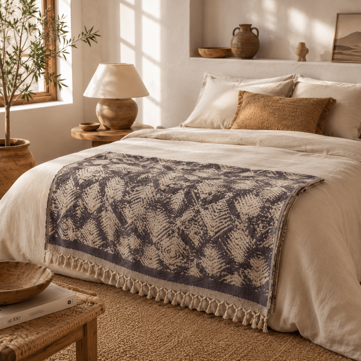 Patara Jacquard OEKO-TEX® Certified Bed Throw