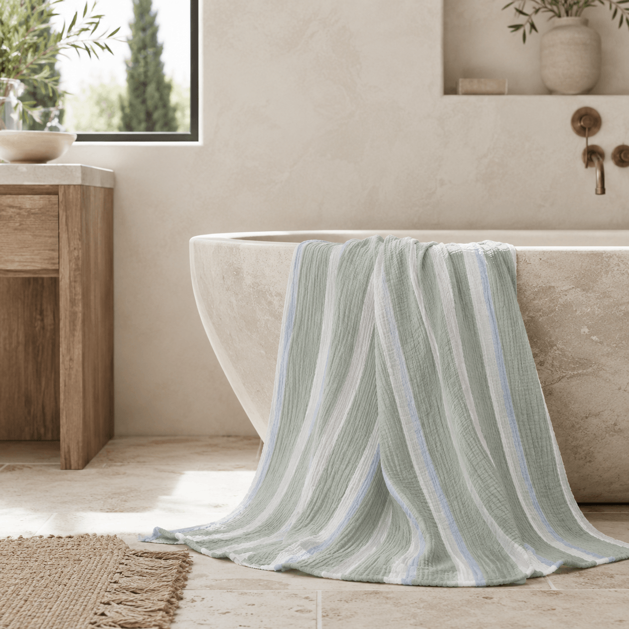 Verdelle Coast Muslin OEKO-TEX® Bath Towell (Copy)