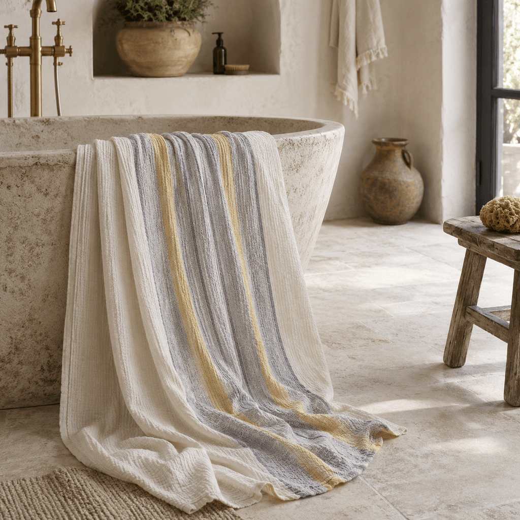 Elara Air Muslin OEKO-TEX® Bath Towell