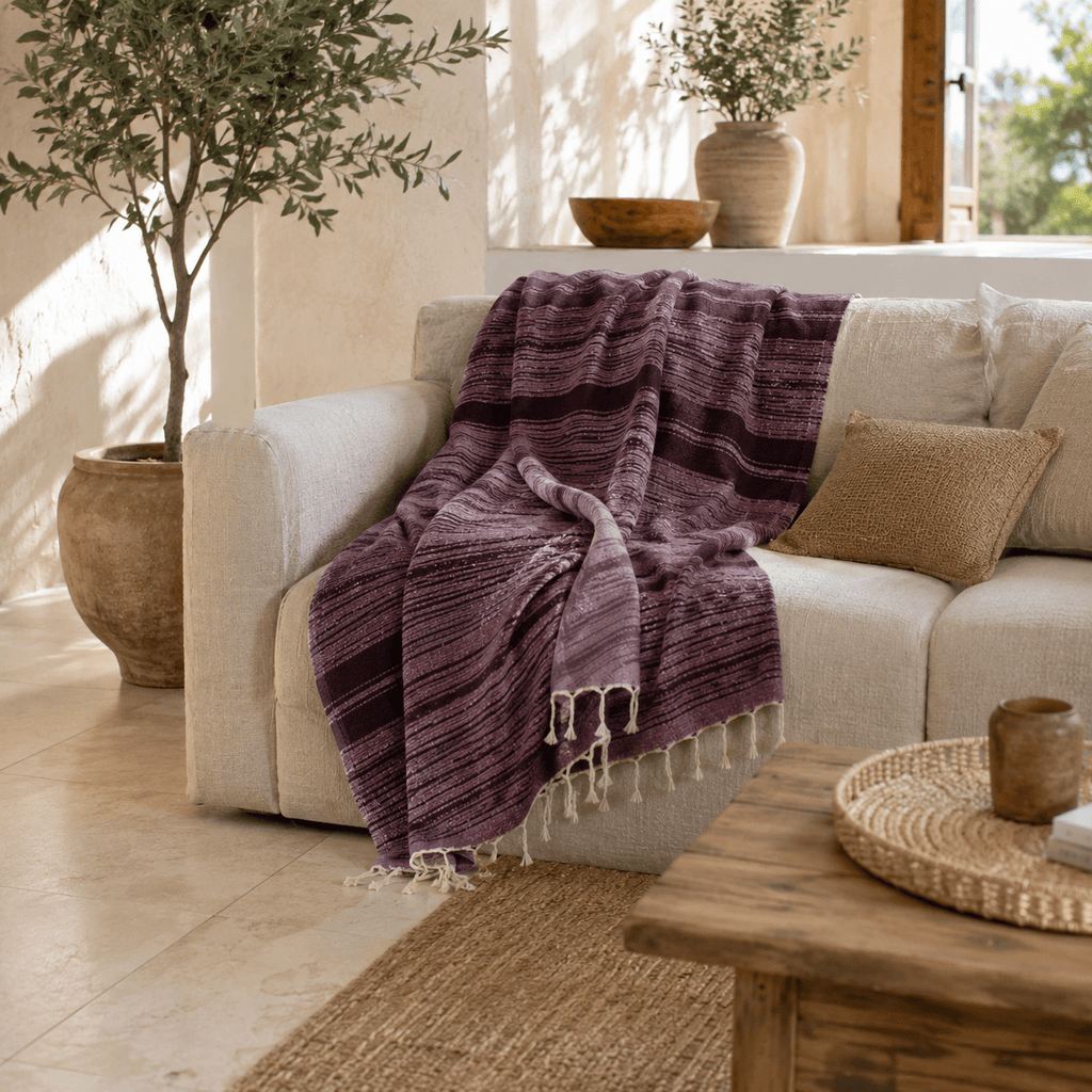 Selene Jacquard OEKO-TEX® Certified Bed Throw