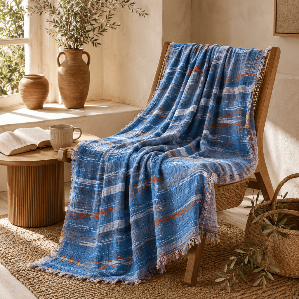Aegea Muslin OEKO-TEX® Certified Bed Throw