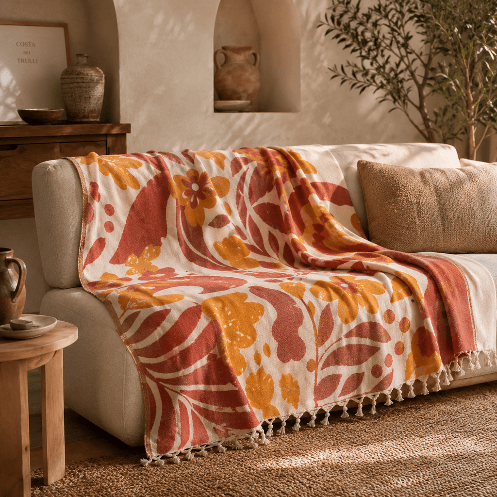 Caria Jacquard OEKO-TEX® Certified Bed Throw