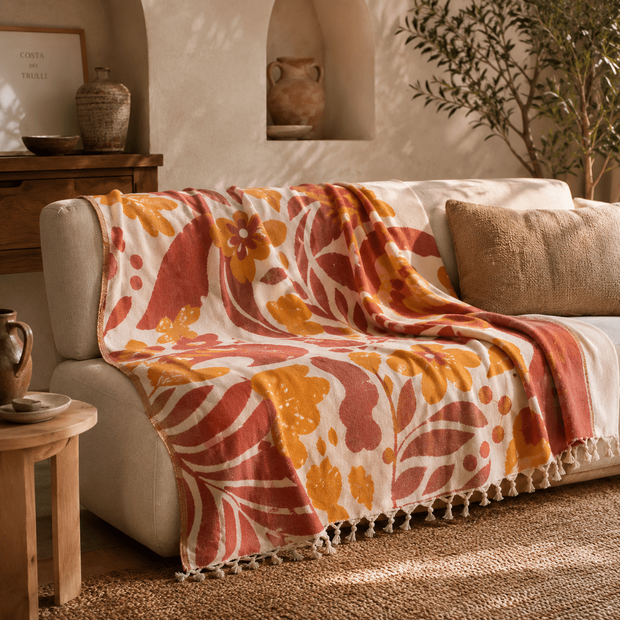Caria Jacquard OEKO-TEX® Certified Bed Throw
