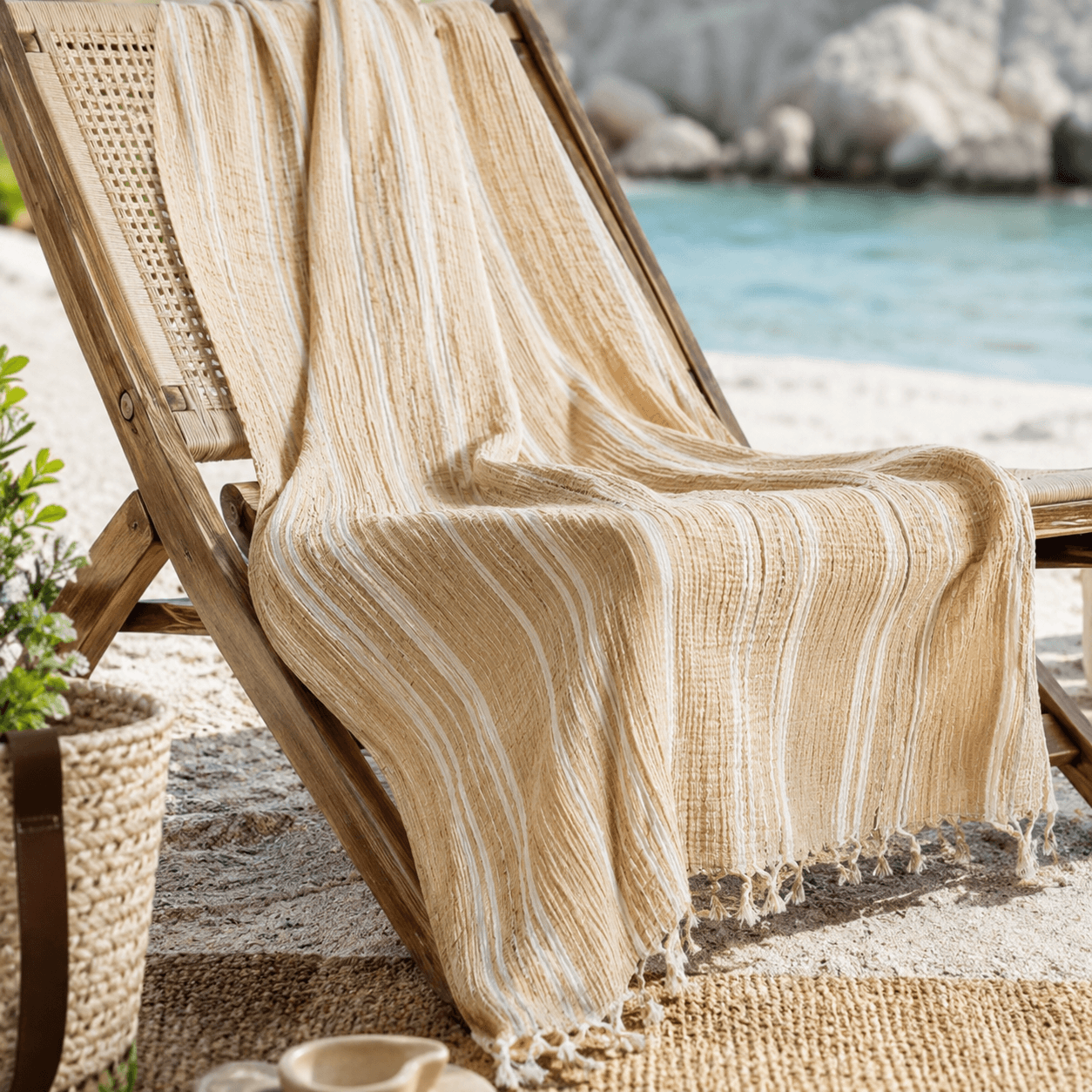Milos Loom Muslin OEKO-TEX® Bath Towell