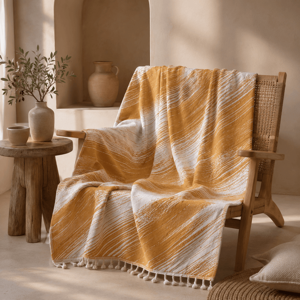 Alara Jacquared OEKO-TEX® Certified Bed Throw