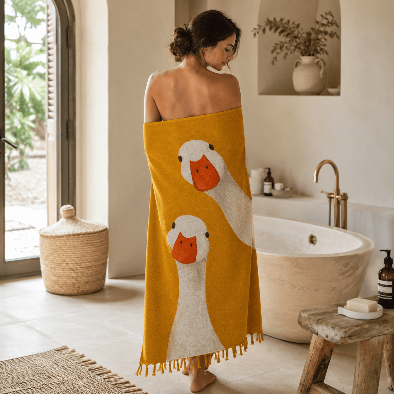 Sunny Goose Jacquard Towel