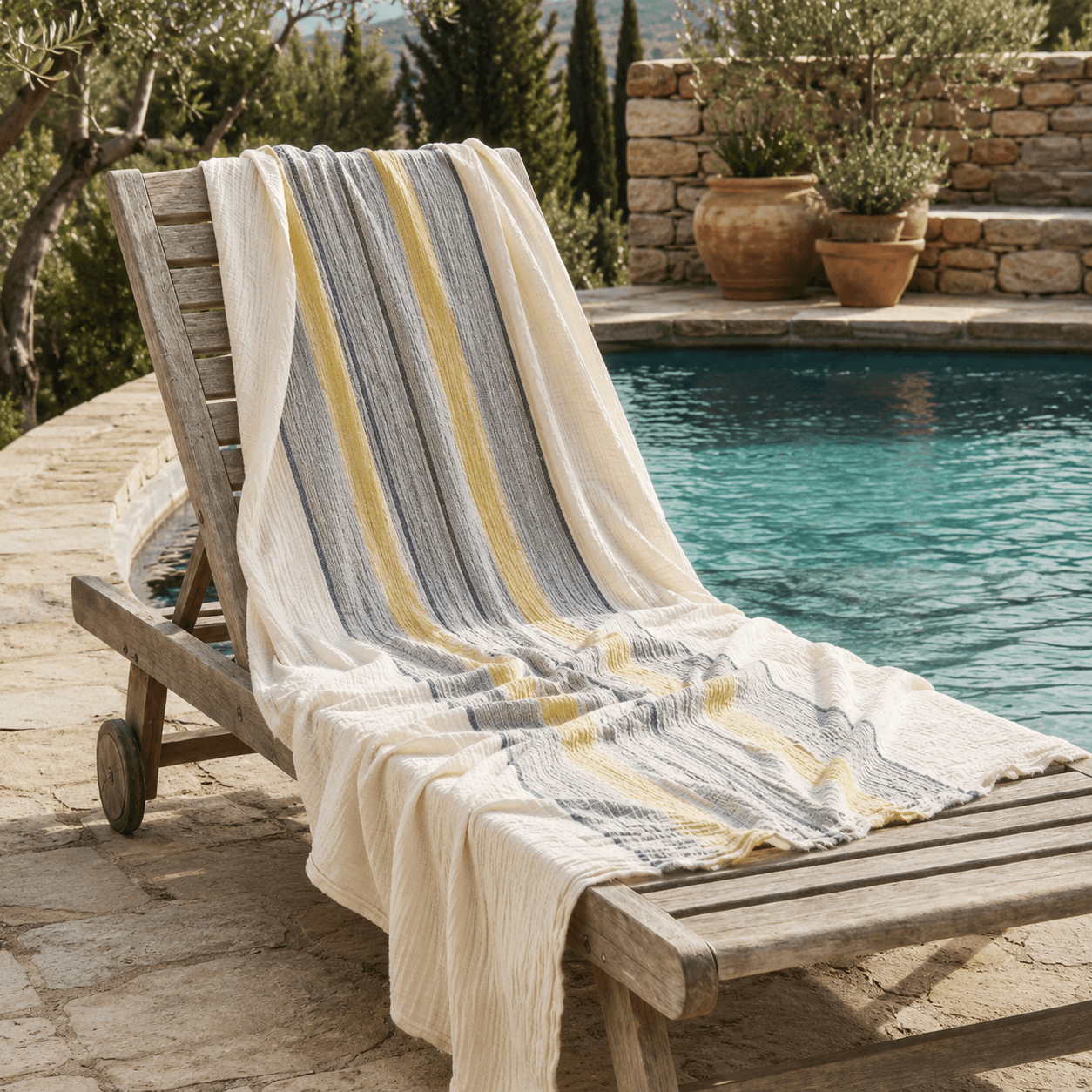 Elara Air Muslin OEKO-TEX® Bath Towell