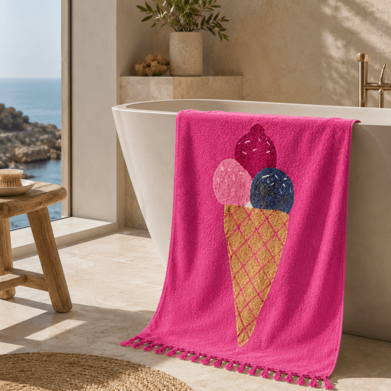 Gelato Pop Jacquard Towel