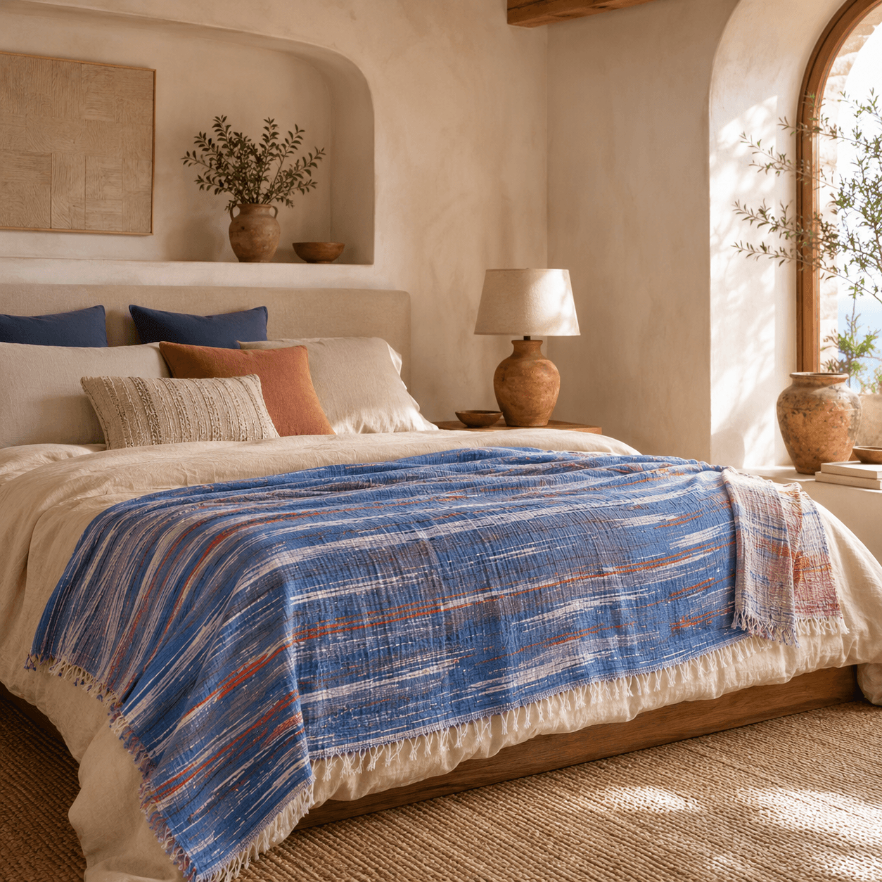 Aegea Muslin OEKO-TEX® Certified Bed Throw