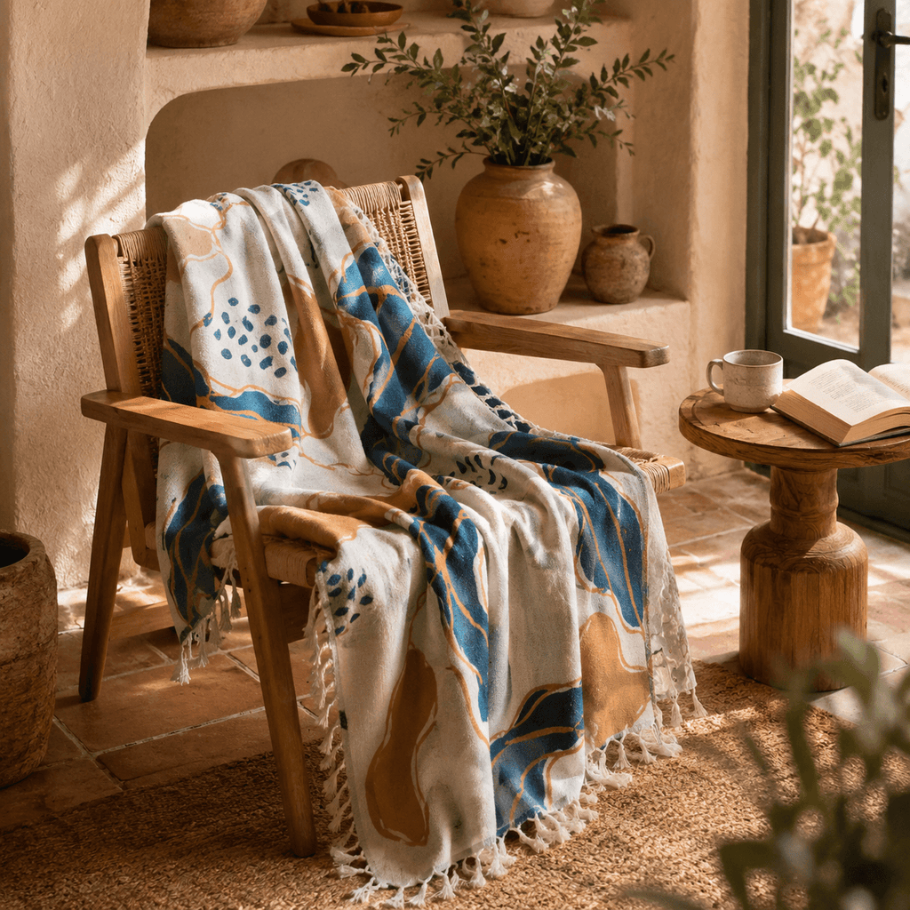 Myra Jacquard OEKO-TEX® Certified Bed Throw