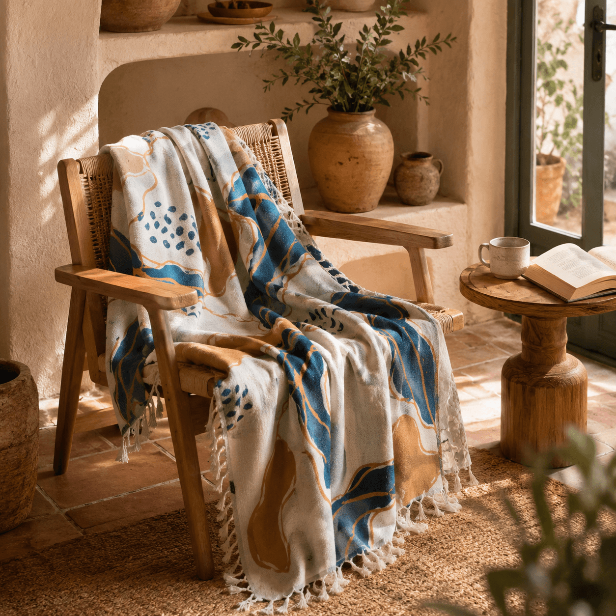 Myra Jacquard OEKO-TEX® Certified Bed Throw