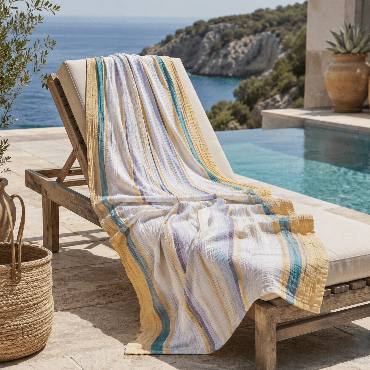 Solara Air Muslin OEKO-TEX® Bath Towell