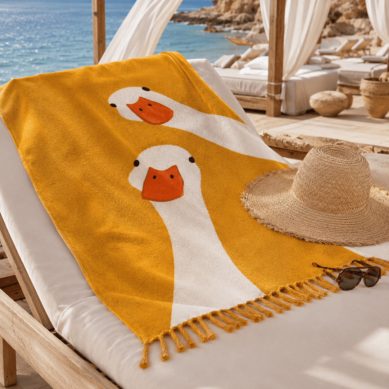Sunny Goose Jacquard Towel