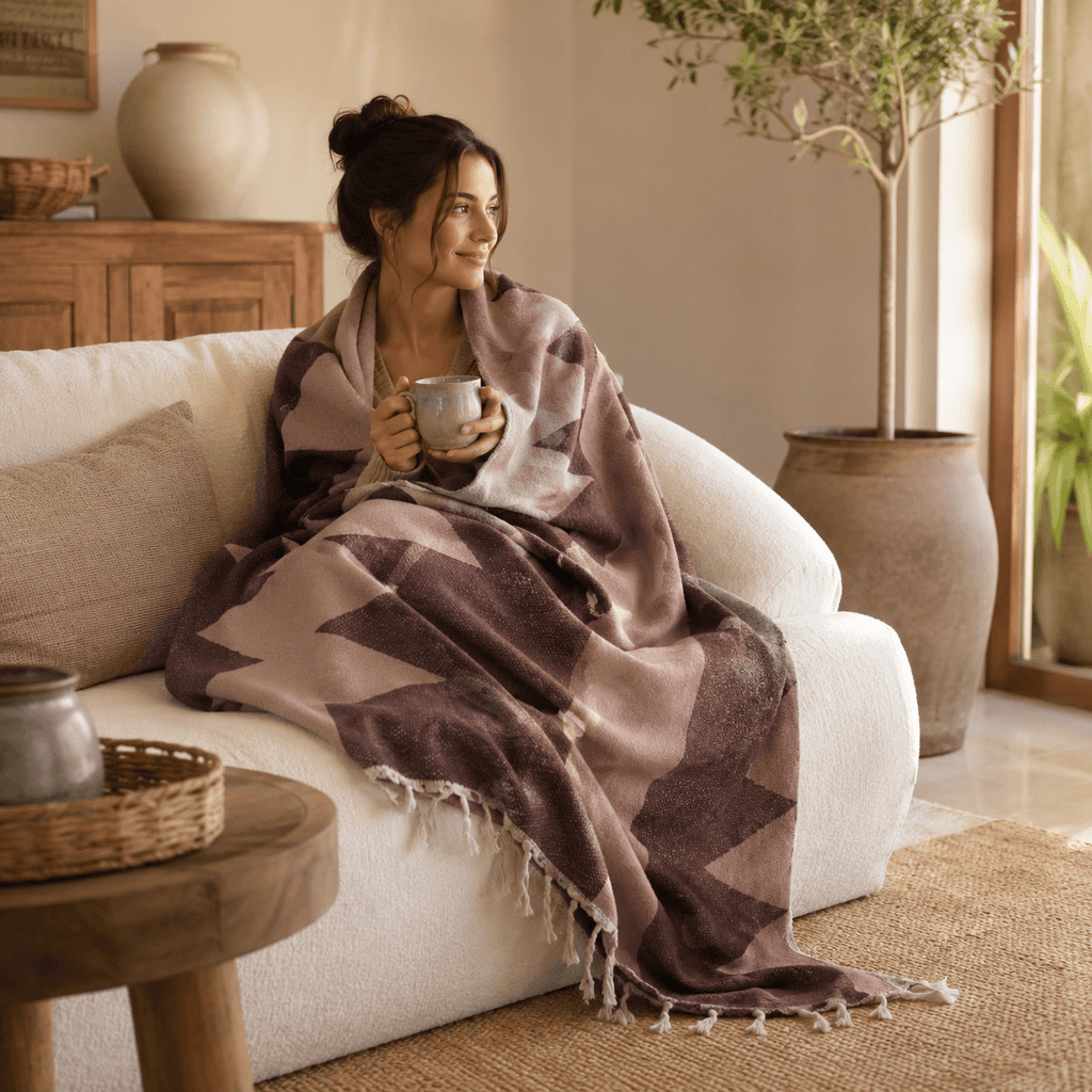 Lykia Jacquard OEKO-TEX® Certified Bed Throw