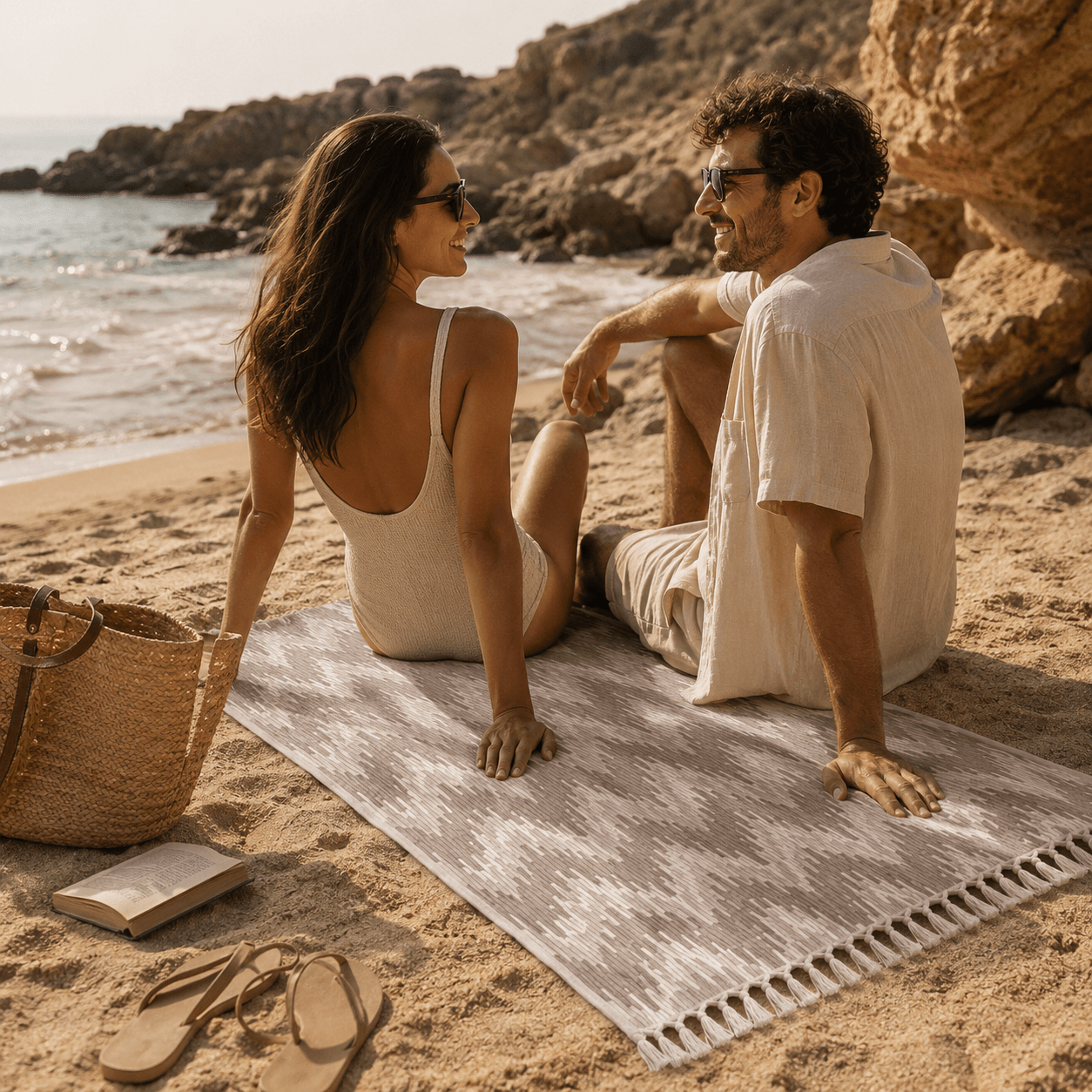 Marrakesh Premium Jacquard Peshtemal OEKO-TEX® Beach Towel